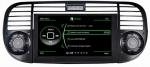 Ouchuangbo Car Navi GPS Navigation for Fiat 500 Auto Stereo S100 Platform Wifi