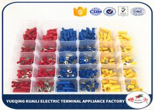 Wholesale Insulated Red Yellow Blue Assorted Terminal Assortment Kit KLI-9853412 480 Pcs from china suppliers
