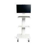 Dental Clinic Instrument Trolley With Socket Stainless Steel Oral Scan Mobile