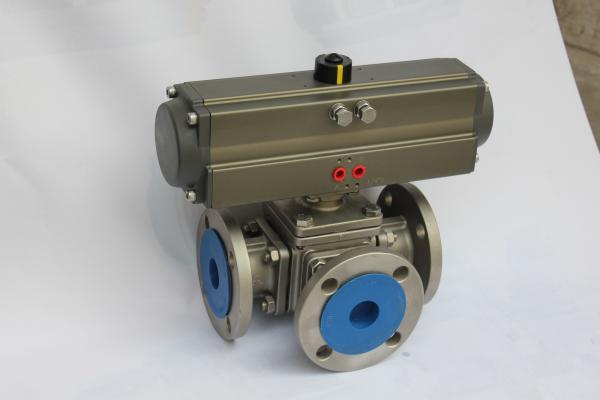 0-180 degree customized pneumatic rotary actuator control butterfly valve or