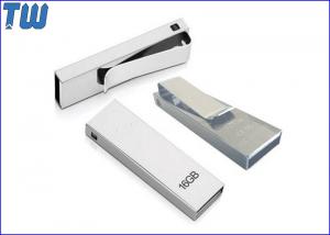 Wholesale Solid Stainless Metal Tie Clip Usb Pen Drive 64GB for Business Man Easy to Carry from china suppliers