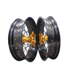 Wholesale 17&quot; Aluminum Alloy 7S-T6 Motorcycle Wheels Customizable Colors from china suppliers