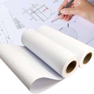 Wholesale Uncoated 80gsm Drawing Plotter Paper CAD Engineering Paper Roll from china suppliers
