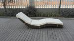 Luxury Rattan Sun Lounger For Living Room / Hotel / Restaurant