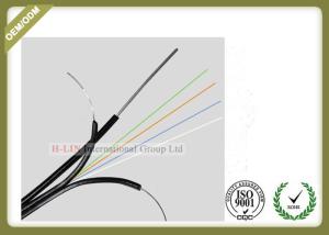 Wholesale GJYXCH 4core Single Mode Outdoor Fiber Optic Cable with FRP messenger wire from china suppliers