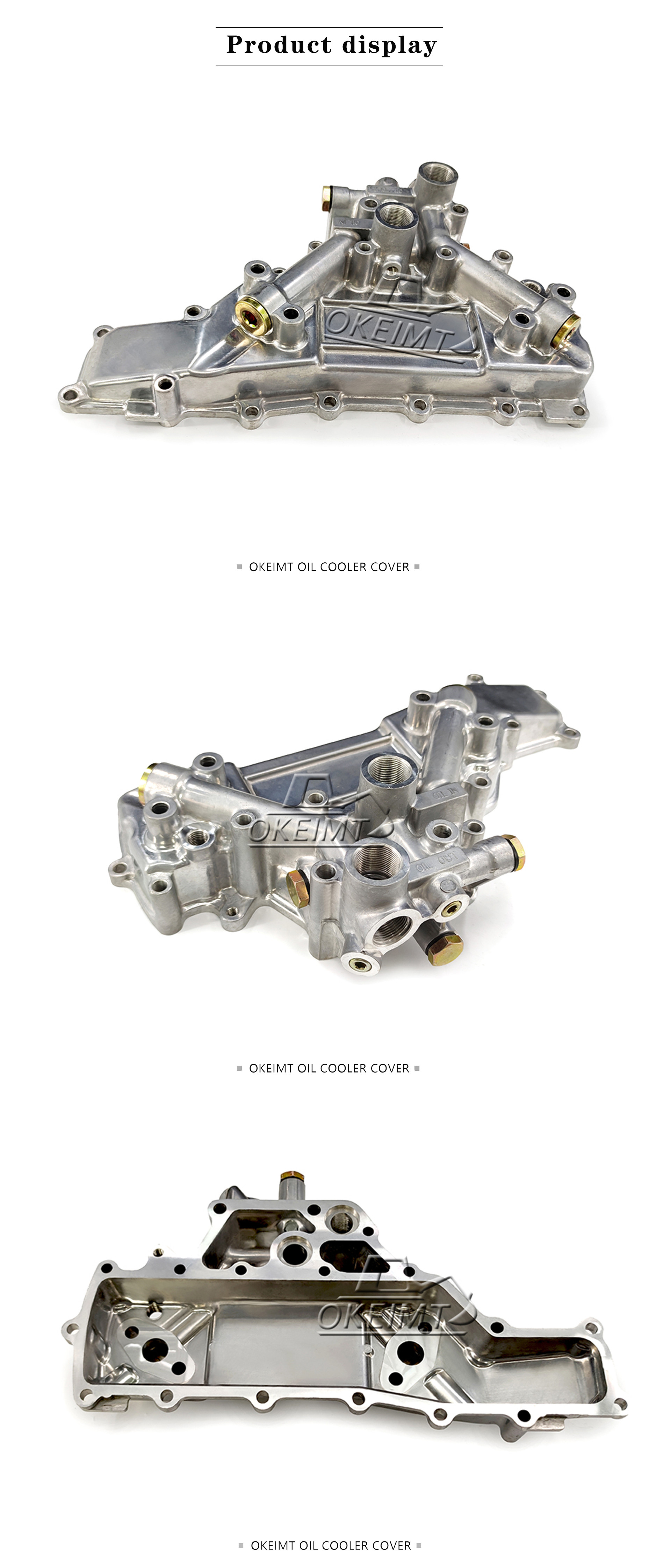 Irregular Shape BT50 Oil Cooler Cover WLF214300-10 Excavator