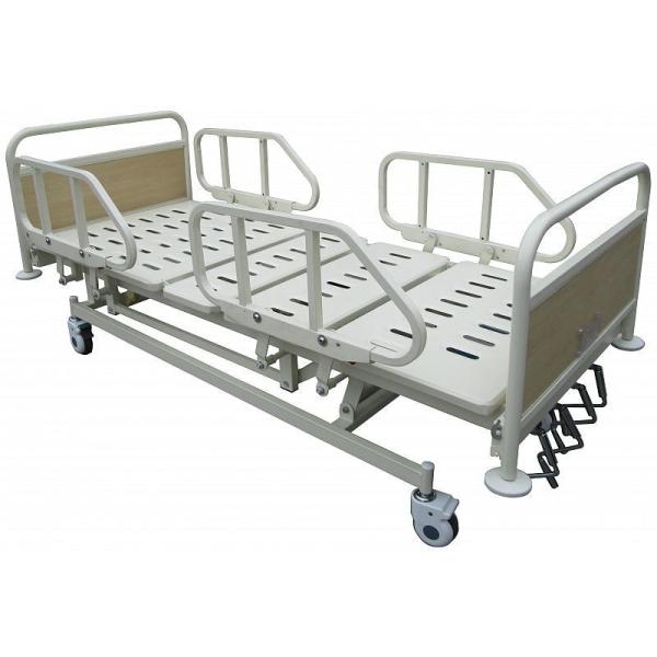 Hospital Manual Bed For Patient 5 Function Steel Frame Height Adjustment 460