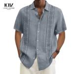Support 7 Days Sample Order Lead Time Men's Short Sleeve Hawaiian Shirts and