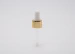 Gold Aluminum Pipette Essential Oil Dropper 18/410