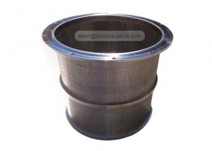 Wholesale paper mill pressure screen stainless steel drilled hole screen basket from china suppliers