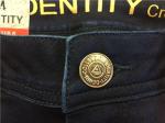 Professional Skinny Denim Jeans DTM Stitching With Stripe Belt TW81562
