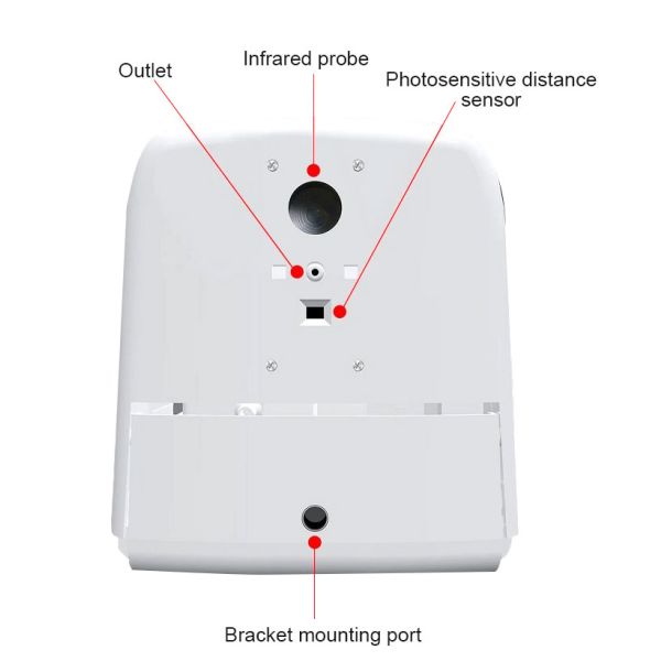 Non Contact Temperature Measuring Auto Hand Wash Dispenser