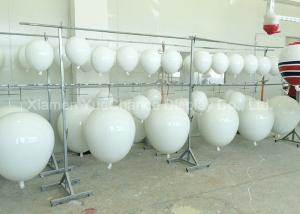 Wholesale Customized Smooth Surface Balloon Fiberglass Statue Glossy White Color Painting from china suppliers