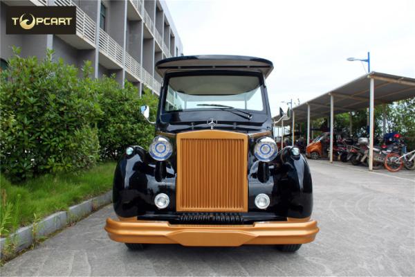 Electric Powered 6 Person Classic Car Golf Carts With Cool Style Accessories