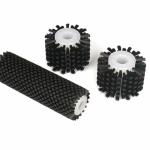 Industrial Wear Resistant Nylon Bristle Small Round Roller Wheel Brush for