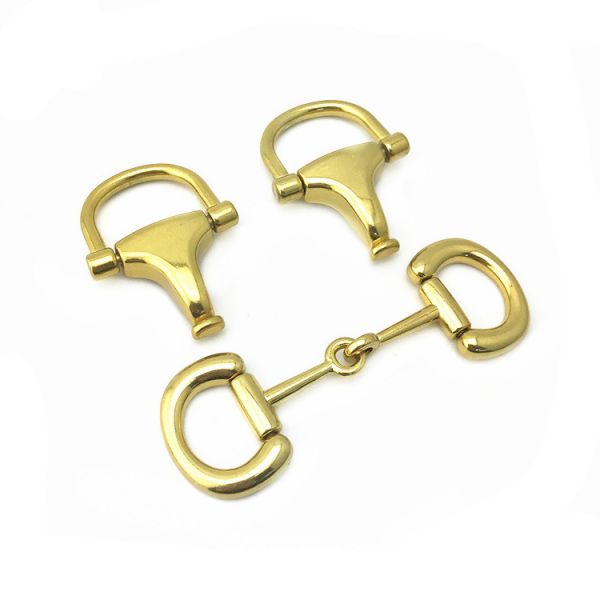 DIY New Style Bag Hardware decorative clasp horse bits buckle for handbag