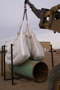 Wholesale Heavy weight builder pipeline Gravel Bulk Bag , oil industry Big Bag Two Ton from china suppliers
