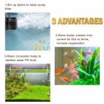 1600GPH Quiet DC 12V Wave Maker Aquarium Pump