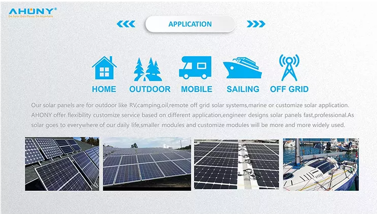 420w Mono Semi Flexible Solar Panels Etfe Half Cut Rv Solar Kits home roof