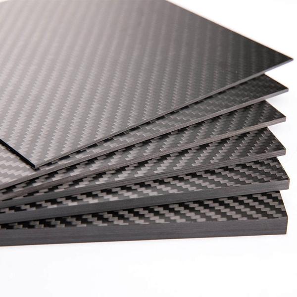 100% 3K Carbon Fiber Plain Weave Glossy Matte Carbon Fiber Plate High Strength