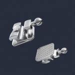 Metal Orthodontic Lingual Dental Alignment Braces For Teeth Alignment 0.018 ODM