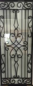 Wholesale Acid Etched Decorative Door Inserts Wrought Iron Glass Door Inserts 20mm 2m from china suppliers