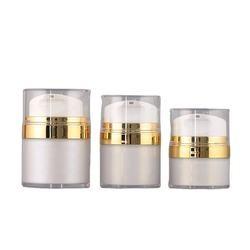 Custom Luxury Refillable Frosted Airless Pump Bottles For Cosmetic Skincare