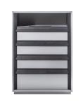 Italy design Storage chest drawers by Smooth painting with Oak wood for Bedroom