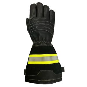 Wholesale EN659 Structural Firefighting Gloves Long Cuff With Reflective Tape from china suppliers