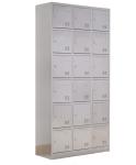 Student Closet 18 Door Locker , Stainless Steel Indoor Outdoor Medicine Display