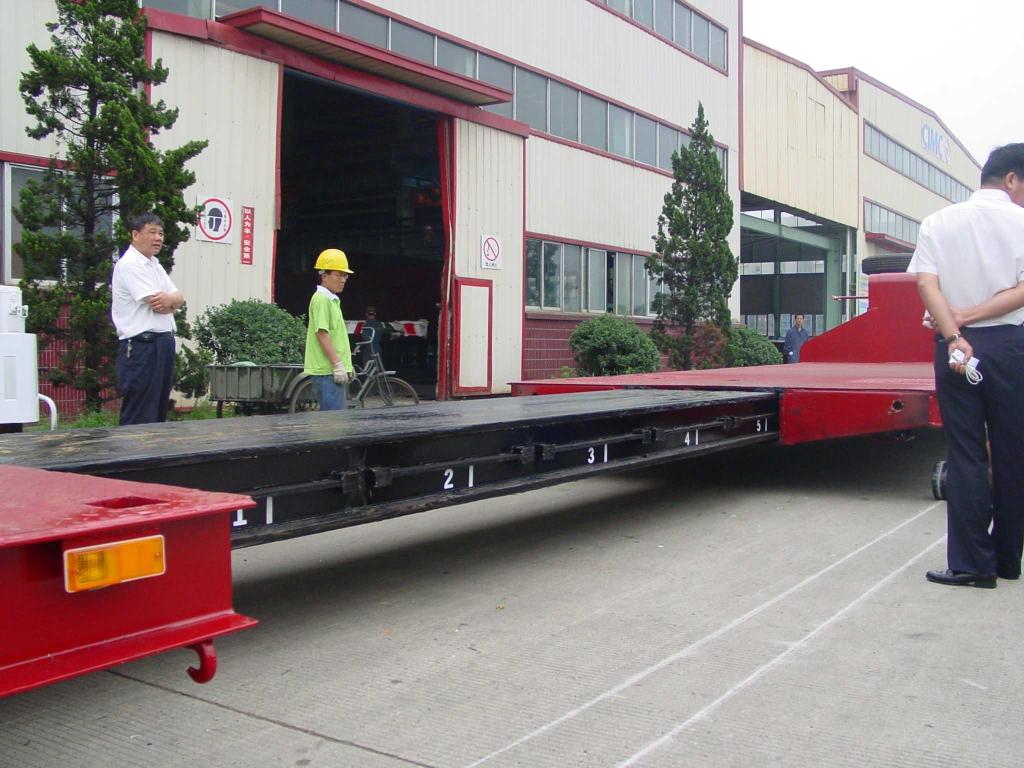 3000 ton Max Payload AOTONG TRAILER Semi Trailer for Large Tank Container Transport