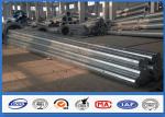 Steel Gr50 Power Transmission Pole against earthquake of 8.8 grade over 30 years