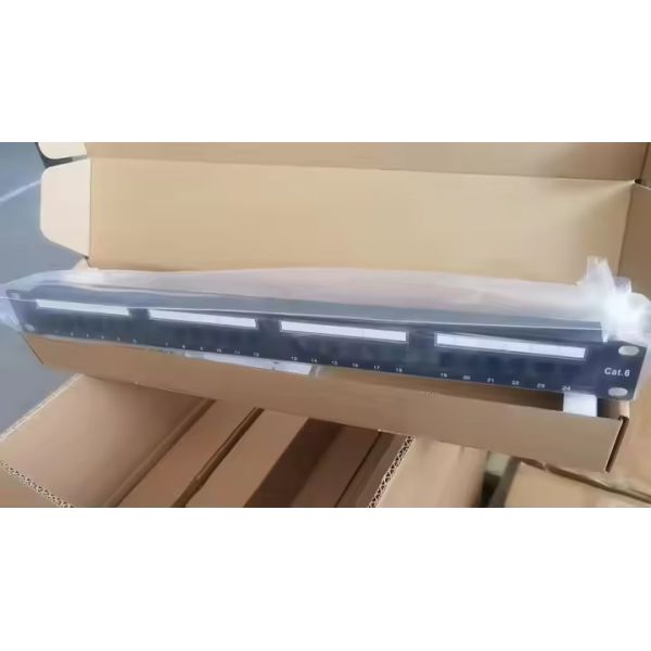 Metal Modular Jack 24-Port Category 6 UTP Patch Panel for OEM/ODM Applications