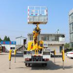 27m hydraulic Telescopic lift platform truck aerial working platform truck price