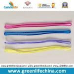 Luggage Tag Accessory Soft Eco-friendly PVC Colored Loop Straps