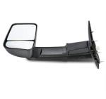 Weatherproof Black Side View Mirrors Car Exterior Mirror Plane Glass For Dodge