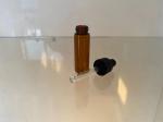Empty 4ml Amber Essential Oil Bottles With Droppers Small Size