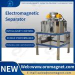 Powder Metal 30000 Gauss Industrial Magnetic Separators For Quartz Dry Power
