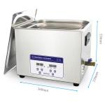 360w Electronics Industrial Digital Ultrasonic Cleaner Machinery For Hardware