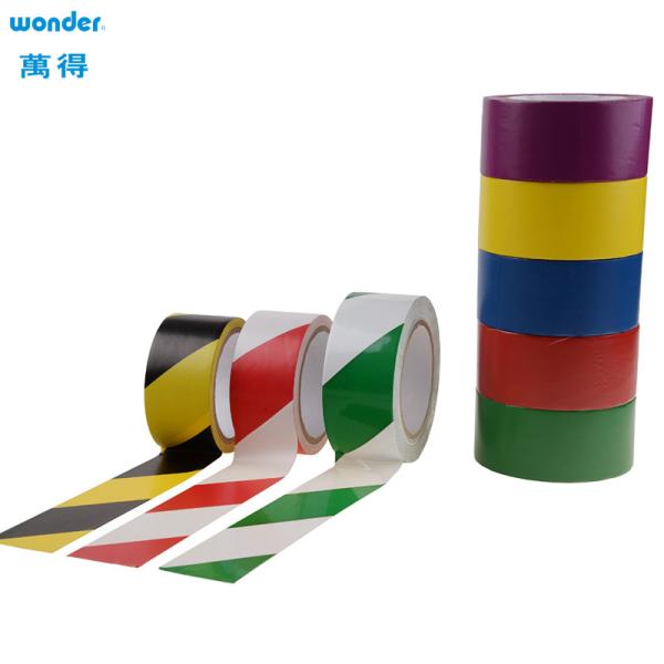 ODM Wonder PVC Electrical Insulation Tape , Yellow Black Flame Retardant PVC