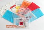Laboratory Medical biohazard lab plastic specimen transport bag with double