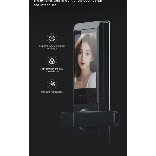 Qleung S810max Tuya Face Palm Fingerprint Password Card Key Unlock Tuya Remote Contronl Smart Home Door Lock