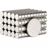 Nickel-Coating N52 Neodymium Disc Magnet with ±3% Tolerance and Customized