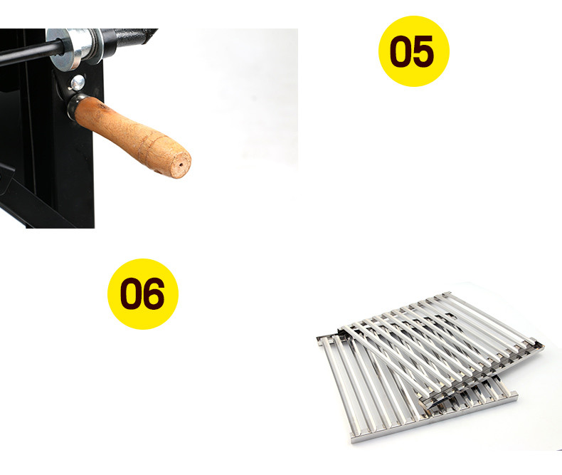 Stainless Steel Charcoal Bbq Grill Portable For Outdoor Barbecue / Home Cooking