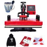 15 in 1 Combo Heat press Machines 2D Heat Transfer Machine for Mug/Tshirt/Shoe