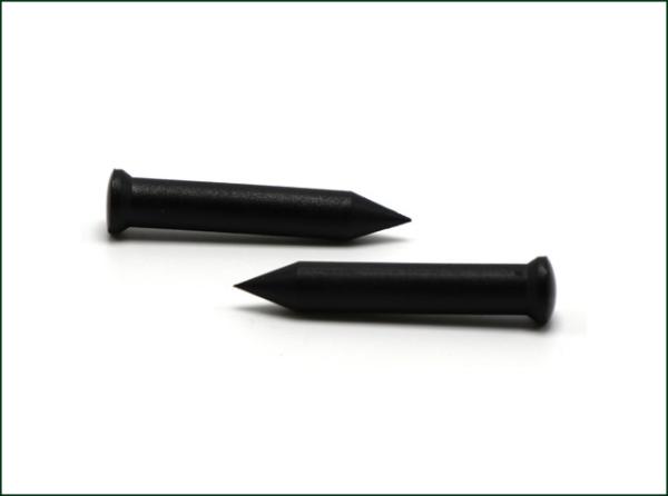 Writable ABS 36*9mm LF RFID Nail Tag Black Color For Asset Tracking Wood