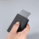 Low MOQ Mix Models RFID Blocking Aluminum Cards Holder Wallet Saffiano Leather
