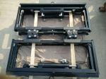 Easy Installation Forklift Truck Attachments Zinc Plated Fork Positioner