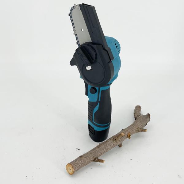 3 Inch Rechargeable Lithium Battery Cordless Chainsaw Professional Wood Cutting