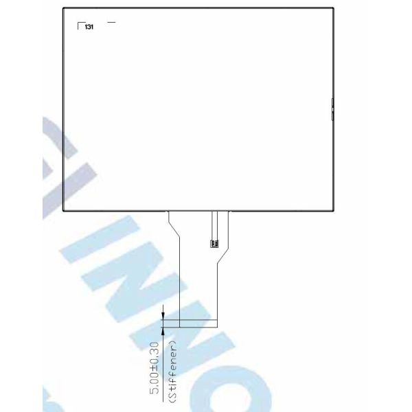 SVGA Industrial TFT lcd display screen EJ080NA-05B CHIMEI INNOLUX 8.0 Inch 800x600 Dots